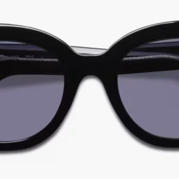 Kate Spade Shiny Black Cat-Eye Sunglasses - Picture 4 of 4